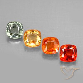 Achetez naturel 2,34ct multicolore saphir gems, coupe coussin, en provenance tanzanie chez gemselect. en stock, livraison internationale!