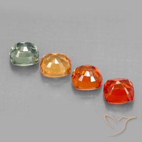 Achetez naturel 2,34ct multicolore saphir gems, coupe coussin, en provenance tanzanie chez gemselect. en stock, livraison internationale!