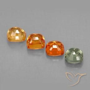 Achetez naturel 2,19ct multicolore saphir gems, coupe coussin, en provenance tanzanie chez gemselect. en stock, livraison internationale!