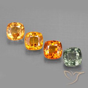 Achetez naturel 2,36ct multicolore saphir gems, coupe coussin, en provenance tanzanie chez gemselect. en stock, livraison internationale!