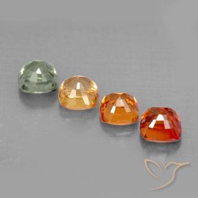 Achetez naturel 2,49ct multicolore saphir gems, coupe coussin, en provenance tanzanie chez gemselect. en stock, livraison internationale!