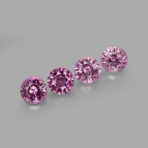 Achetez naturel ct violet saphir gems, coupe roude, en provenance tanzanie chez gemselect. en stock, livraison internationale!