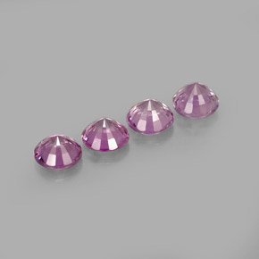 Achetez naturel ct violet saphir gems, coupe roude, en provenance tanzanie chez gemselect. en stock, livraison internationale!