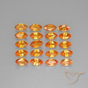 Shop natural 4.81ct Orange foncé Saphir gems, Marquise, from Tanzanie at GemSelect. In stock, global shipping!