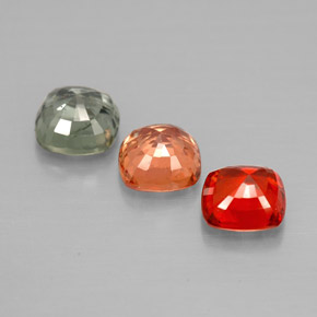 Achetez naturel ct multicolore saphir gems, coupe coussin, en provenance tanzanie (songea) chez gemselect. en stock, livraison internationale!