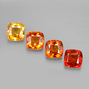 Achetez naturel ct multicolore saphir gems, coupe coussin, en provenance tanzanie chez gemselect. en stock, livraison internationale!
