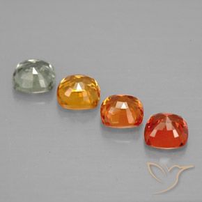 Achetez naturel 1,84ct multicolore saphir gems, coupe coussin, en provenance tanzanie chez gemselect. en stock, livraison internationale!