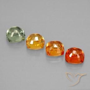 Achetez naturel 1,89ct multicolore saphir gems, coupe coussin, en provenance tanzanie chez gemselect. en stock, livraison internationale!