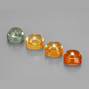 Achetez naturel ct multicolore saphir gems, coupe coussin, en provenance tanzanie (songea) chez gemselect. en stock, livraison internationale!