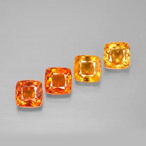 Achetez naturel 1,99ct multicolore saphir gems, coupe coussin, en provenance tanzanie chez gemselect. en stock, livraison internationale!