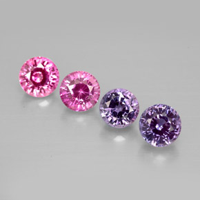 Achetez naturel ct multicolore saphir gems, coupe roude, en provenance tanzanie chez gemselect. en stock, livraison internationale!