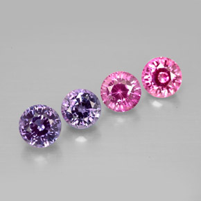 Achetez naturel ct multicolore saphir gems, coupe roude, en provenance tanzanie chez gemselect. en stock, livraison internationale!