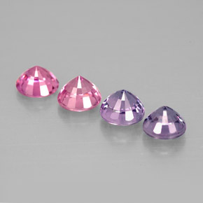 Achetez naturel ct multicolore saphir gems, coupe roude, en provenance tanzanie chez gemselect. en stock, livraison internationale!