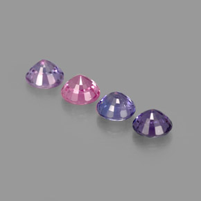 Achetez naturel ct multicolore saphir gems, coupe roude, en provenance tanzanie chez gemselect. en stock, livraison internationale!