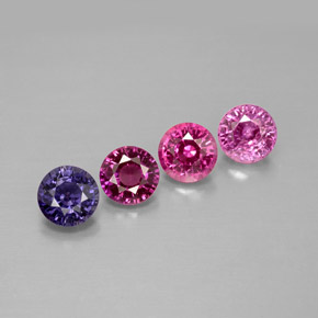 Achetez naturel ct multicolore saphir gems, coupe roude, en provenance tanzanie chez gemselect. en stock, livraison internationale!