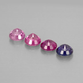 Achetez naturel ct multicolore saphir gems, coupe roude, en provenance tanzanie chez gemselect. en stock, livraison internationale!