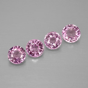 Achetez naturel ct rose saphir gems, coupe roude, en provenance tanzanie chez gemselect. en stock, livraison internationale!