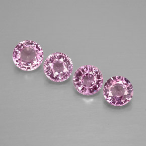 Achetez naturel ct rose saphir gems, coupe roude, en provenance tanzanie chez gemselect. en stock, livraison internationale!