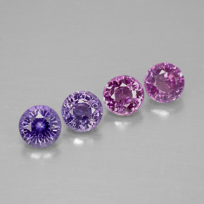 Achetez naturel ct multicolore saphir gems, coupe roude, en provenance tanzanie chez gemselect. en stock, livraison internationale!