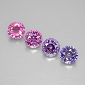 Achetez naturel ct multicolore saphir gems, coupe roude, en provenance tanzanie chez gemselect. en stock, livraison internationale!