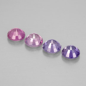 Achetez naturel ct multicolore saphir gems, coupe roude, en provenance tanzanie chez gemselect. en stock, livraison internationale!