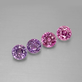 Achetez naturel ct multicolore saphir gems, coupe roude, en provenance tanzanie chez gemselect. en stock, livraison internationale!