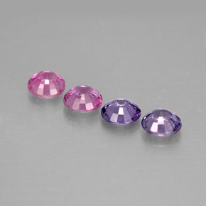 Achetez naturel ct multicolore saphir gems, coupe roude, en provenance tanzanie chez gemselect. en stock, livraison internationale!