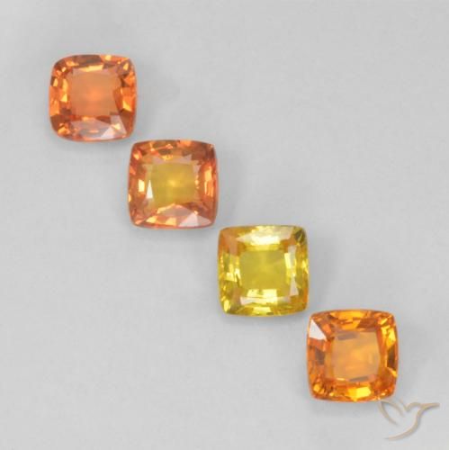 Achetez naturel 1,80ct multicolore saphir gems, coupe coussin, en provenance tanzanie chez gemselect. en stock, livraison internationale!