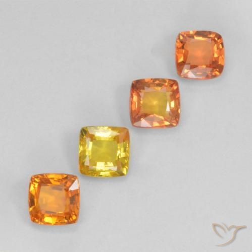 Achetez naturel 1,80ct multicolore saphir gems, coupe coussin, en provenance tanzanie chez gemselect. en stock, livraison internationale!