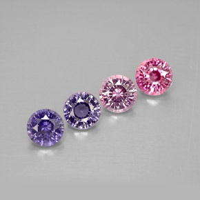 Achetez naturel ct multicolore saphir gems, coupe roude, en provenance tanzanie chez gemselect. en stock, livraison internationale!