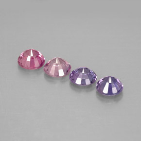 Achetez naturel ct multicolore saphir gems, coupe roude, en provenance tanzanie chez gemselect. en stock, livraison internationale!