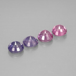 Achetez naturel ct multicolore saphir gems, coupe roude, en provenance tanzanie chez gemselect. en stock, livraison internationale!