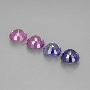 Achetez naturel ct multicolore saphir gems, coupe roude, en provenance tanzanie chez gemselect. en stock, livraison internationale!