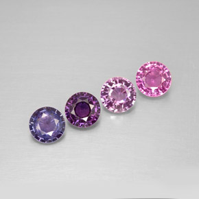 Achetez naturel ct multicolore saphir gems, coupe roude, en provenance tanzanie chez gemselect. en stock, livraison internationale!