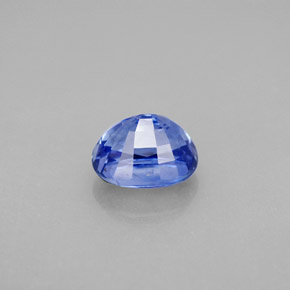 Saphir bleue naturelle coupe ovale, 2,05 ct, VVS
