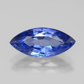 Saphir bleue naturelle marquise, 2,73 ct, VVS