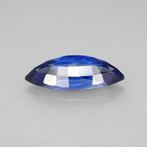 Saphir bleue naturelle marquise, 2,69 ct, VVS