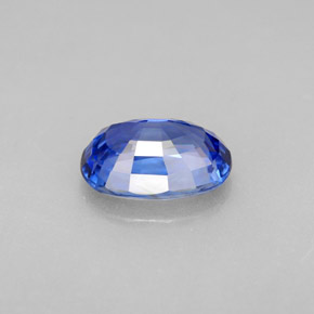Saphir bleue naturelle coupe ovale, 2,15 ct, VVS-VS