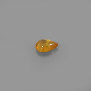 Saphir jaune naturelle transparent, 0,82 ct, transparent / translucide