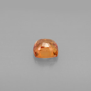 Saphir orange naturelle coupe coussin, 0,82 ct, VVS-VS