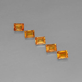 Achetez naturel ct orange saphir gems, baguette, en provenance tanzanie (songea) chez gemselect. en stock, livraison internationale!