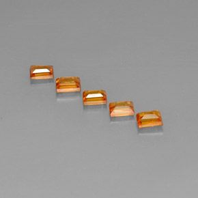 Achetez naturel ct orange saphir gems, baguette, en provenance tanzanie (songea) chez gemselect. en stock, livraison internationale!