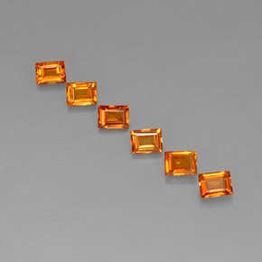Achetez naturel ct orange saphir gems, baguette, en provenance tanzanie (songea) chez gemselect. en stock, livraison internationale!