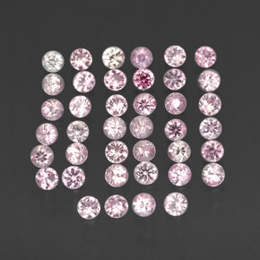 Achetez naturel ct rose saphir gems, coupe roude, en provenance madagascar chez gemselect. en stock, livraison internationale!