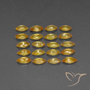 Achetez naturel 3,73ct jaune saphir gems, marquise, en provenance tanzanie chez gemselect. en stock, livraison internationale!