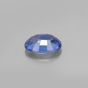 Saphir bleue naturelle coupe ovale, 1,04 ct, VS