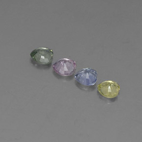 Achetez naturel 1,30ct multicolore saphir gems, forme de coeur, en provenance sri lanka chez gemselect. en stock, livraison internationale!