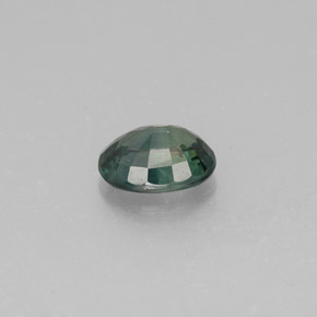 Saphir multicolore naturelle coupe ovale, 1,14 ct, VS-SI