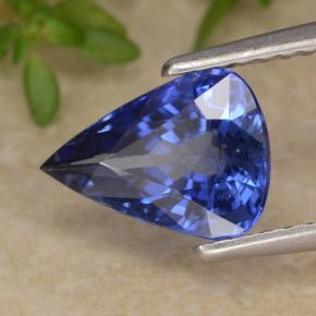 Saphir bleue naturelle en forme de poire, 1,94 ct, VS