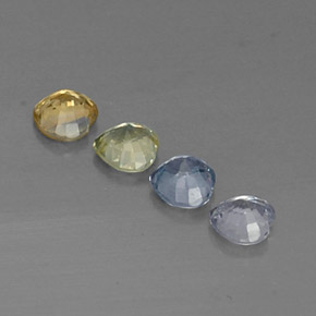 Achetez naturel 1,31ct multicolore saphir gems, forme de coeur, en provenance sri lanka chez gemselect. en stock, livraison internationale!